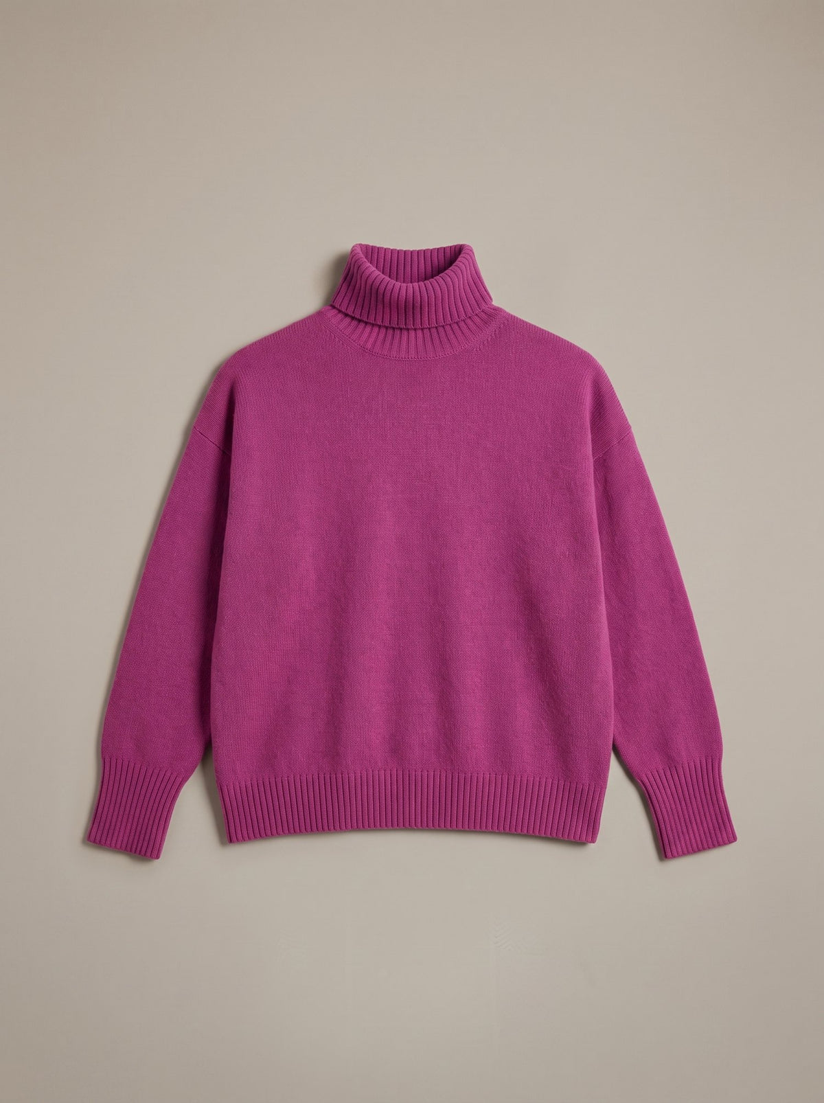 Jersey Khovsgol de cuello chimenea — frente