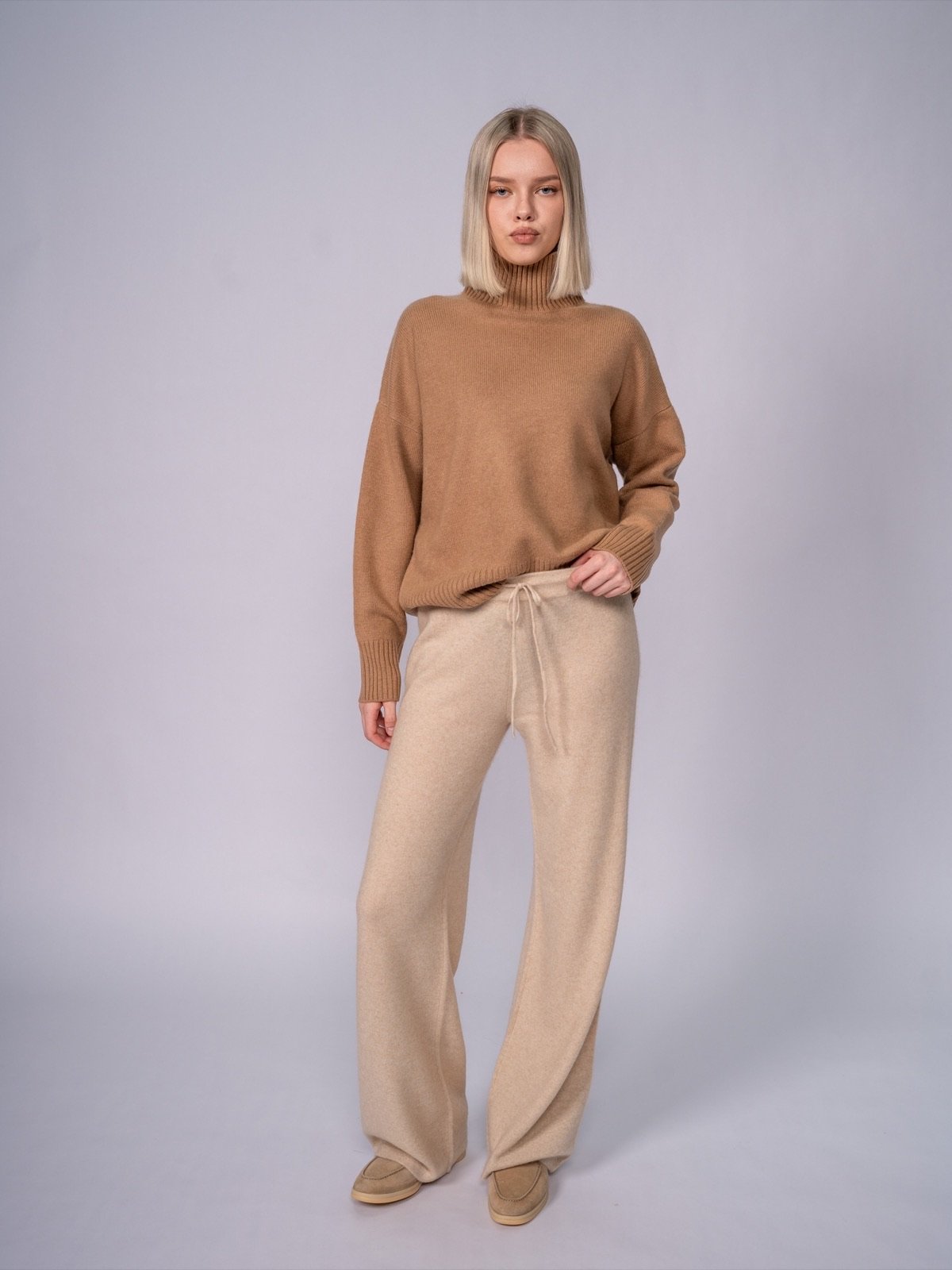Oversize-Rollkragenpullover · Camel — Ansicht 1