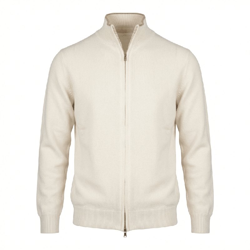Two-Way Zip Cardigan