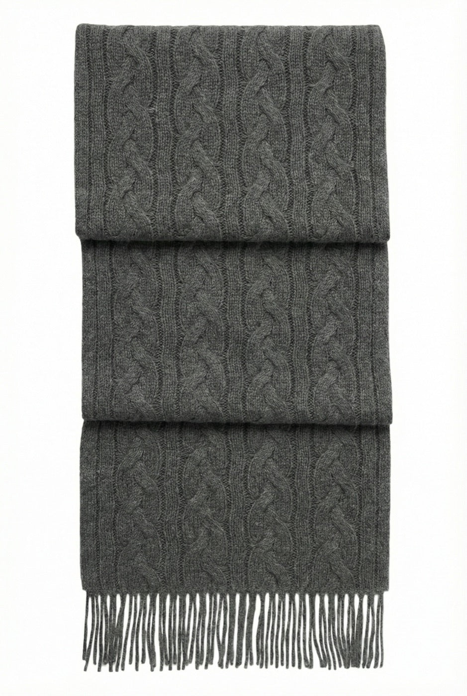 Ribbed Cashmere Scarf