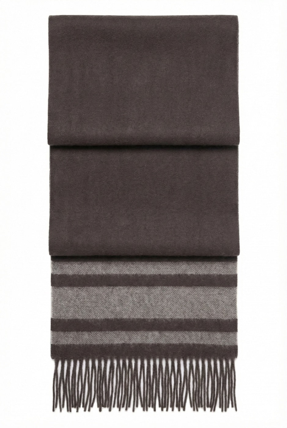 Tipped Stripe Scarf