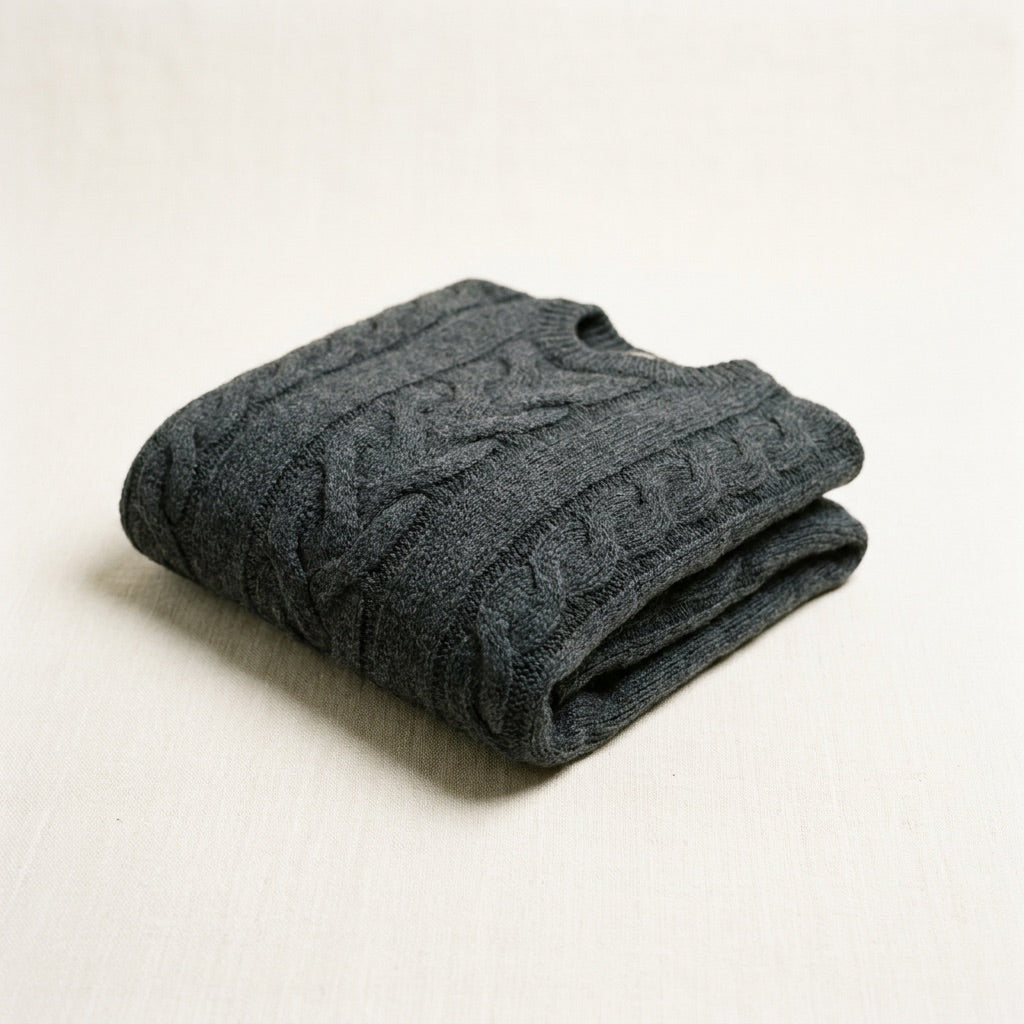 Aran Cable Turtleneck