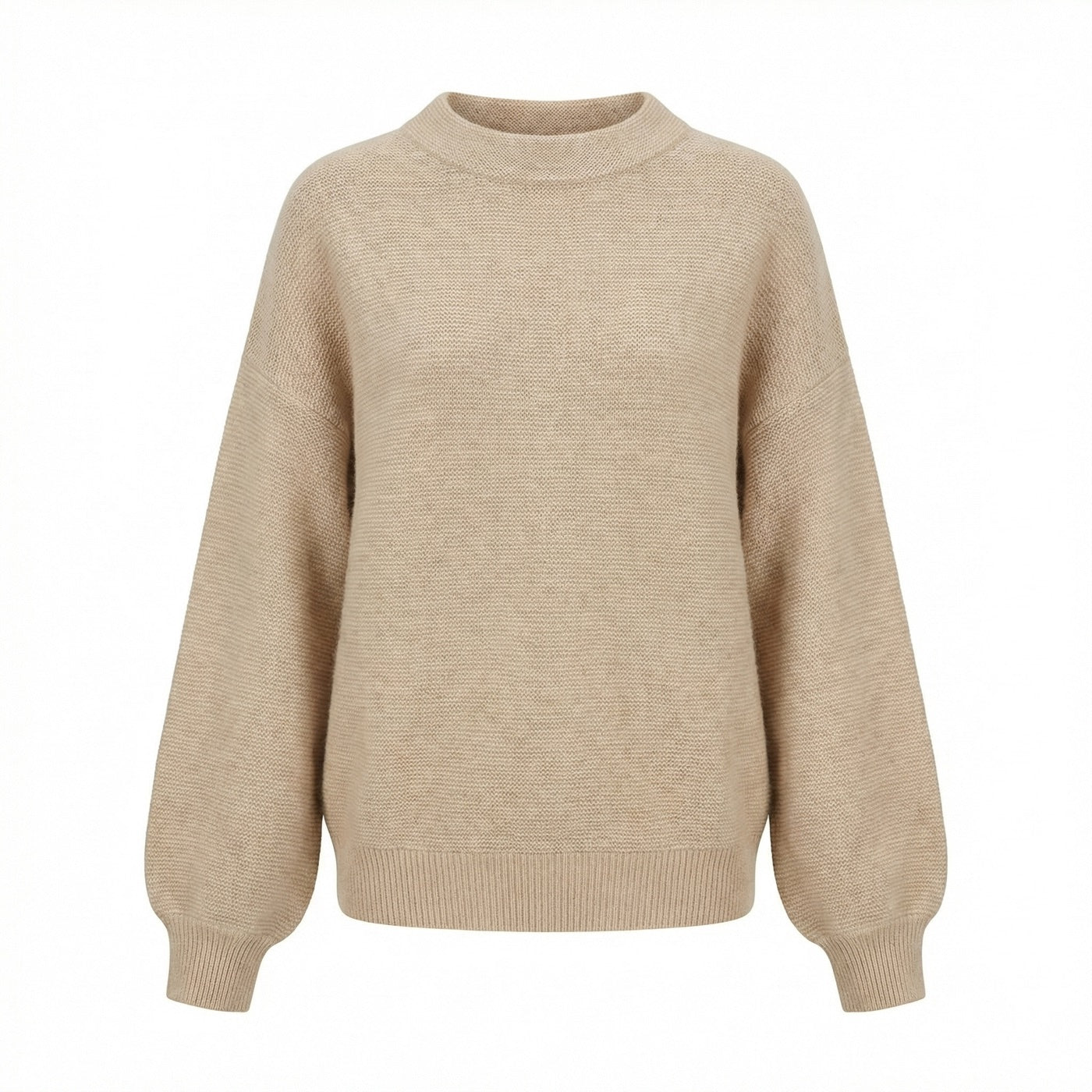 Balloon-Sleeve Pullover
