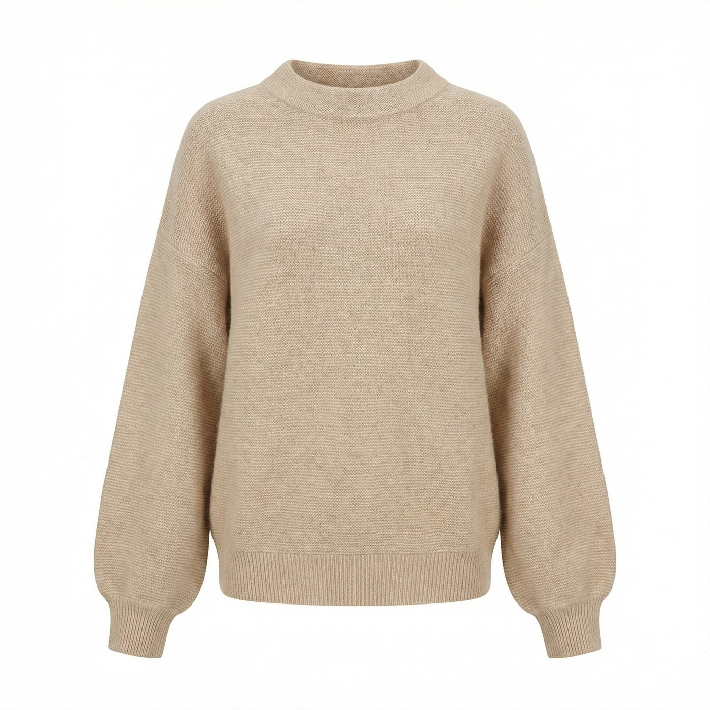Balloon-Sleeve Pullover
