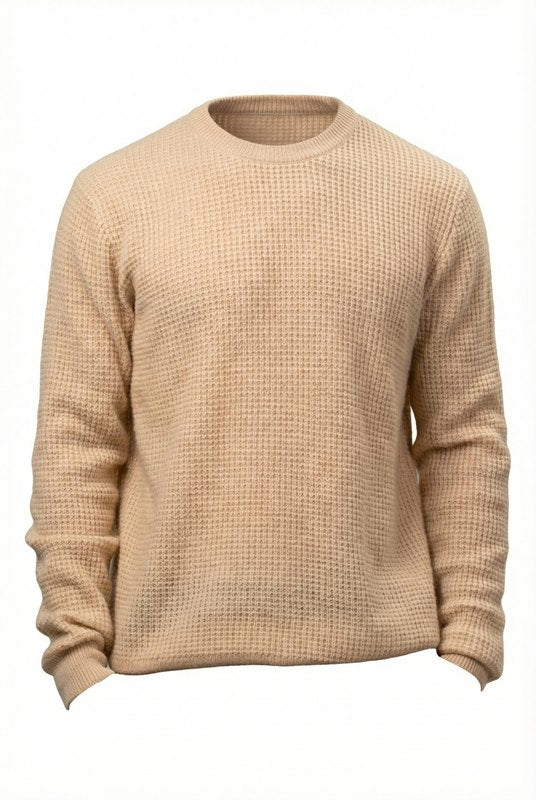 Waffle Knit Sweater