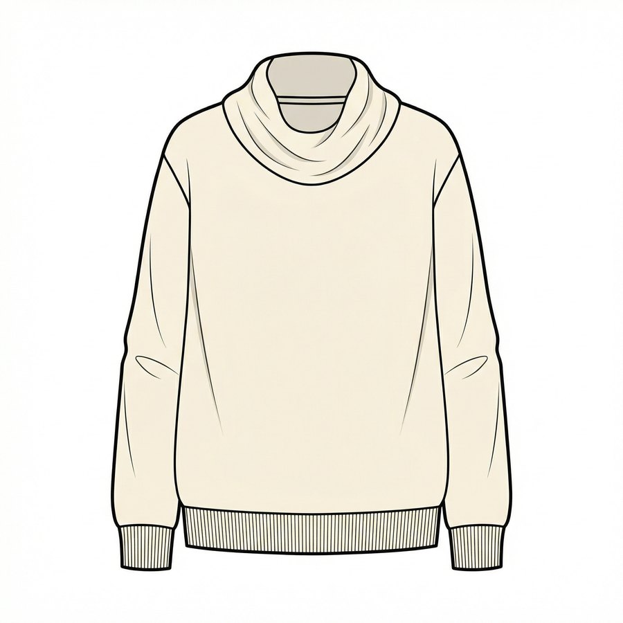 Cowl-Neck Pullover