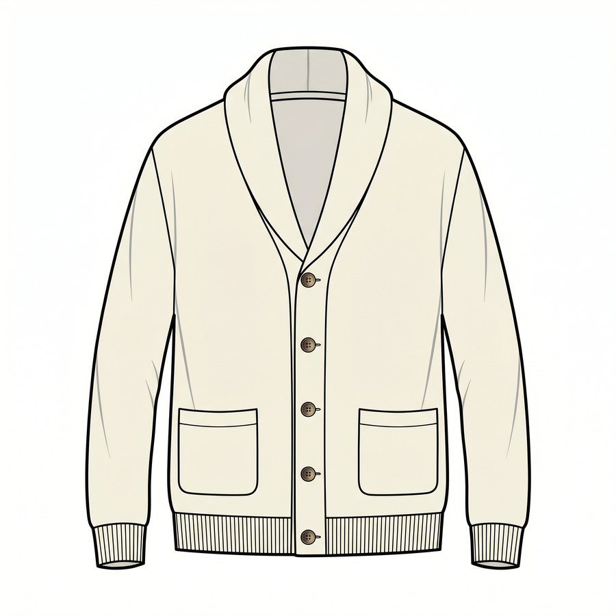 Shawl Collar Cardigan