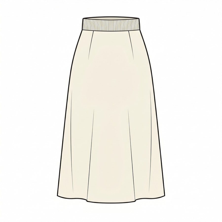 A-Line Skirt, Midi