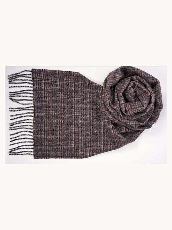 Karierter Kaschmirschal · Brown Check
