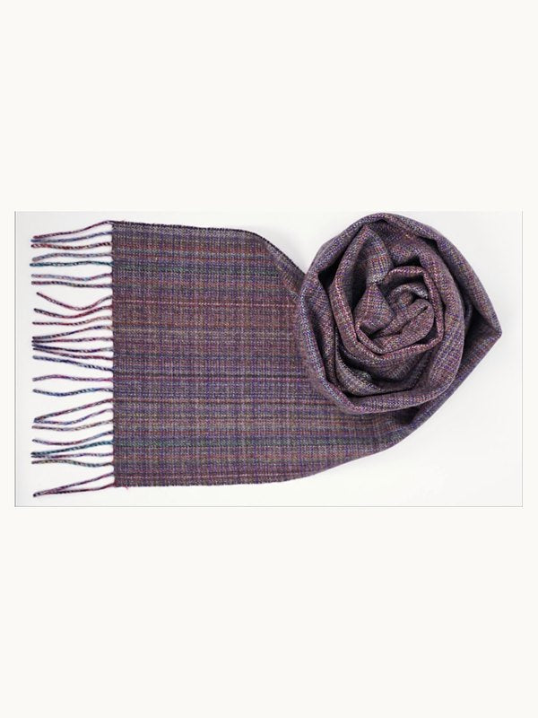 Karierter Kaschmirschal · Purple Check