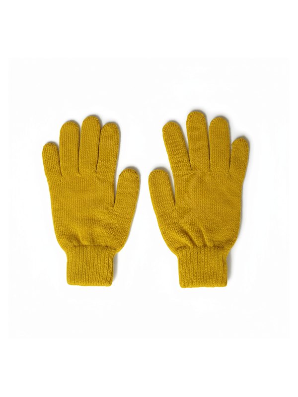 Klassische Kaschmirhandschuhe · Gold