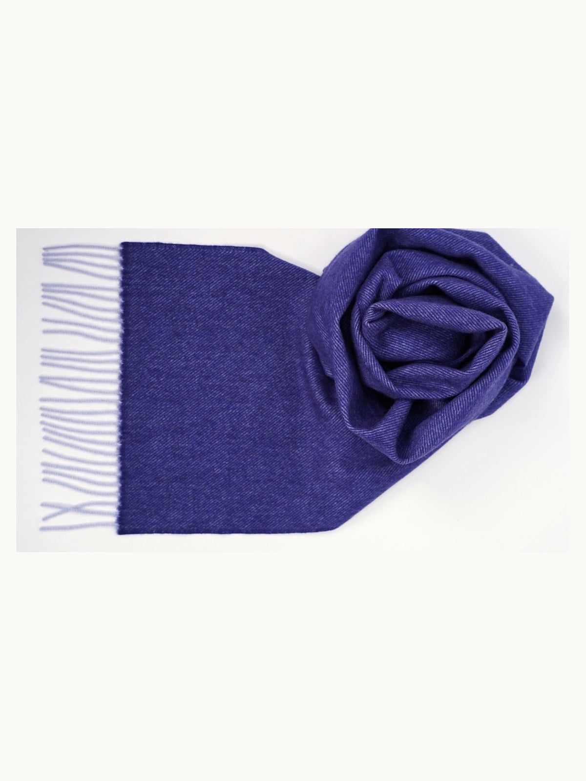 Classic Cashmere Scarf · Periwinkle — flat