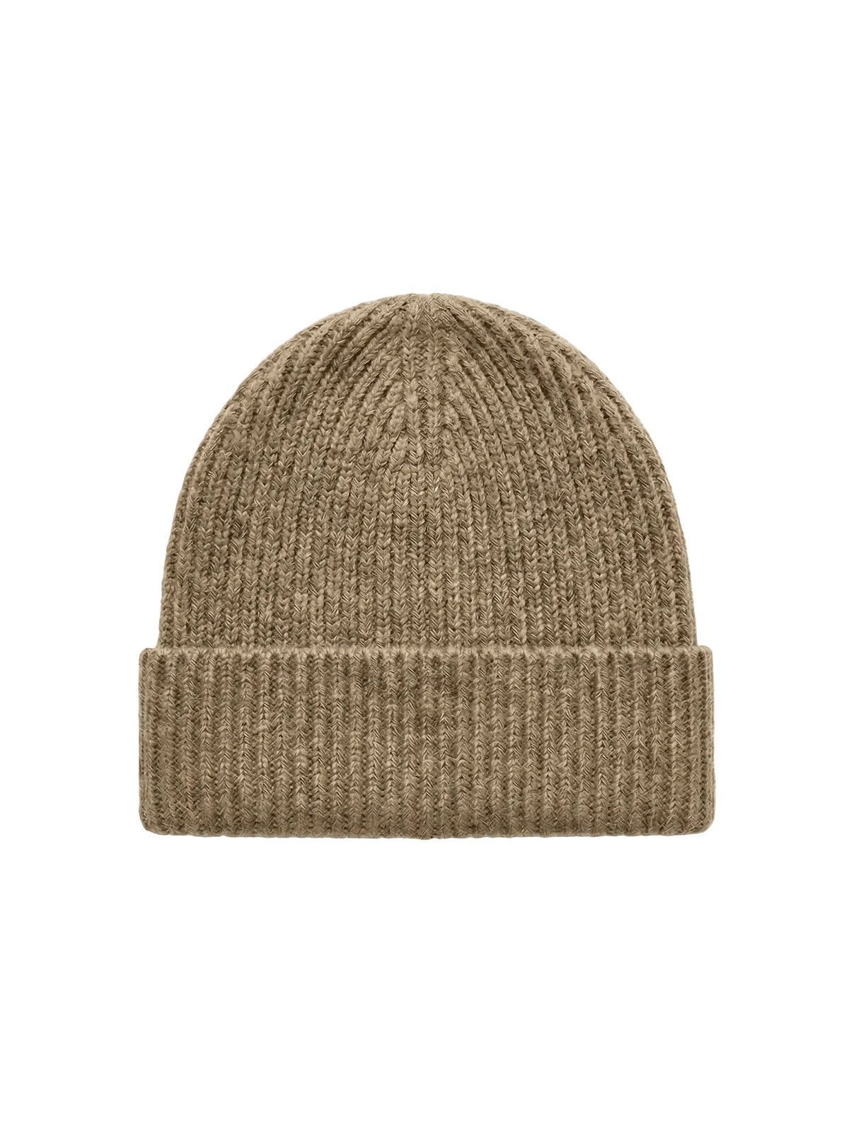 Lily Delicate Cashmere Beanie · Brown — flat