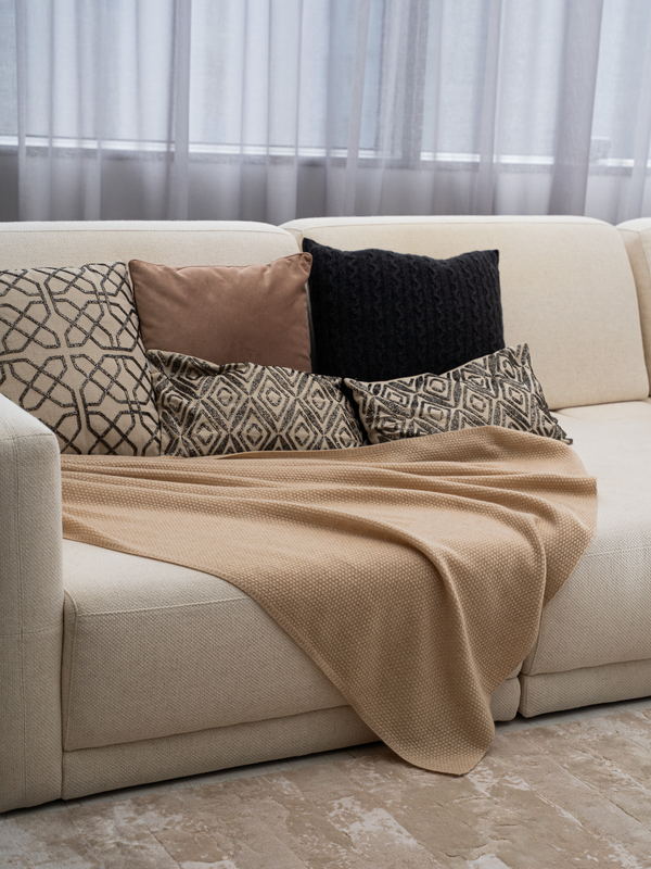 Merope Throw · Camel