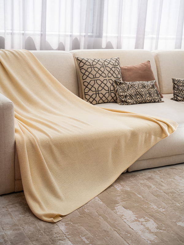Polaris Throw · Butter
