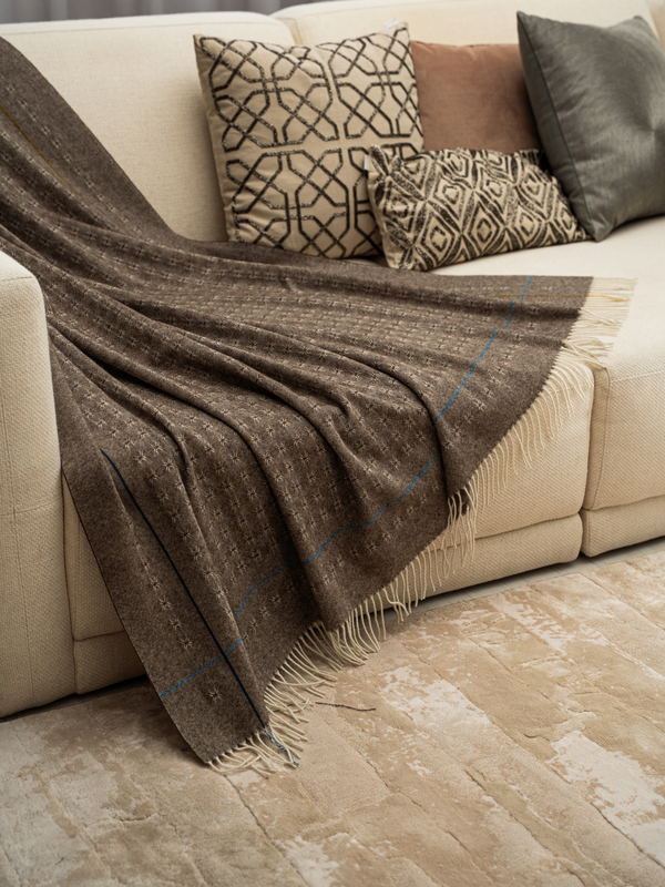 Sadr Throw · Taupe