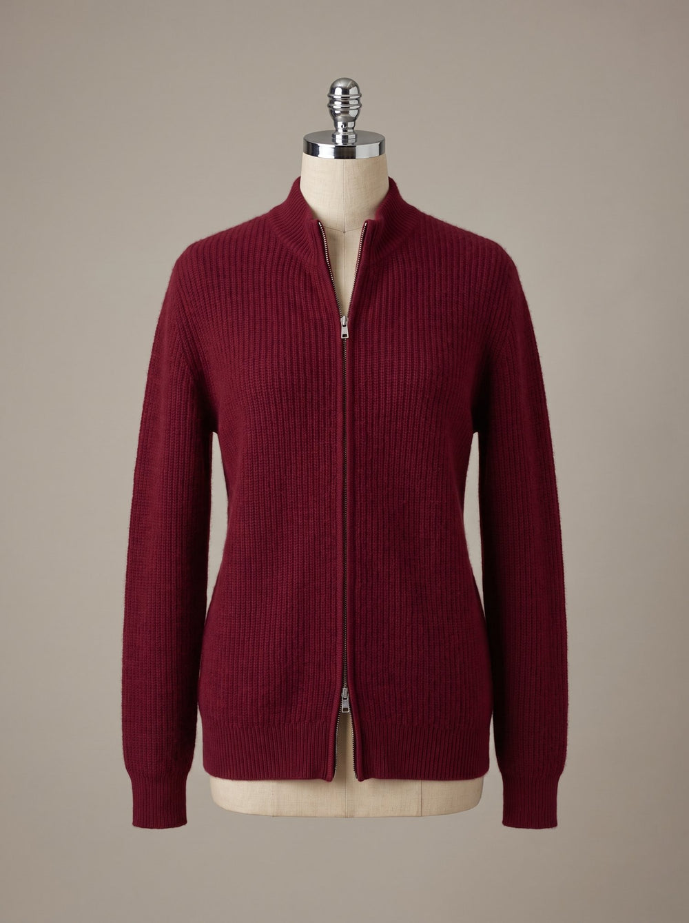 Khentii Zip-Cardigan