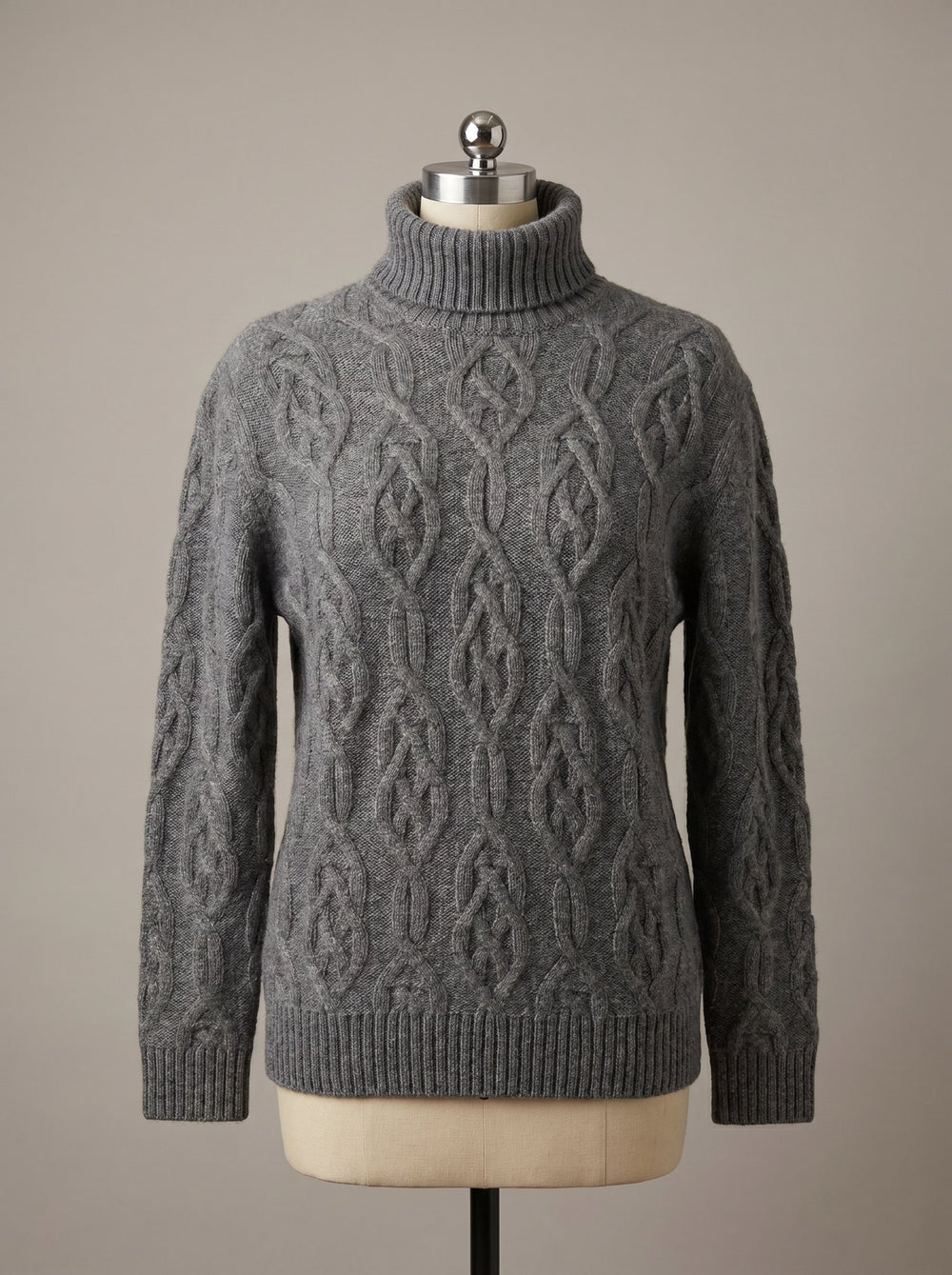 Zavkhan Cable Turtleneck