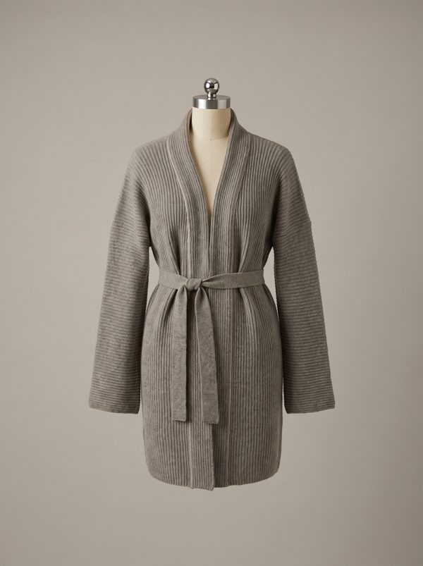 Ider Whipstitch Belted Cardigan