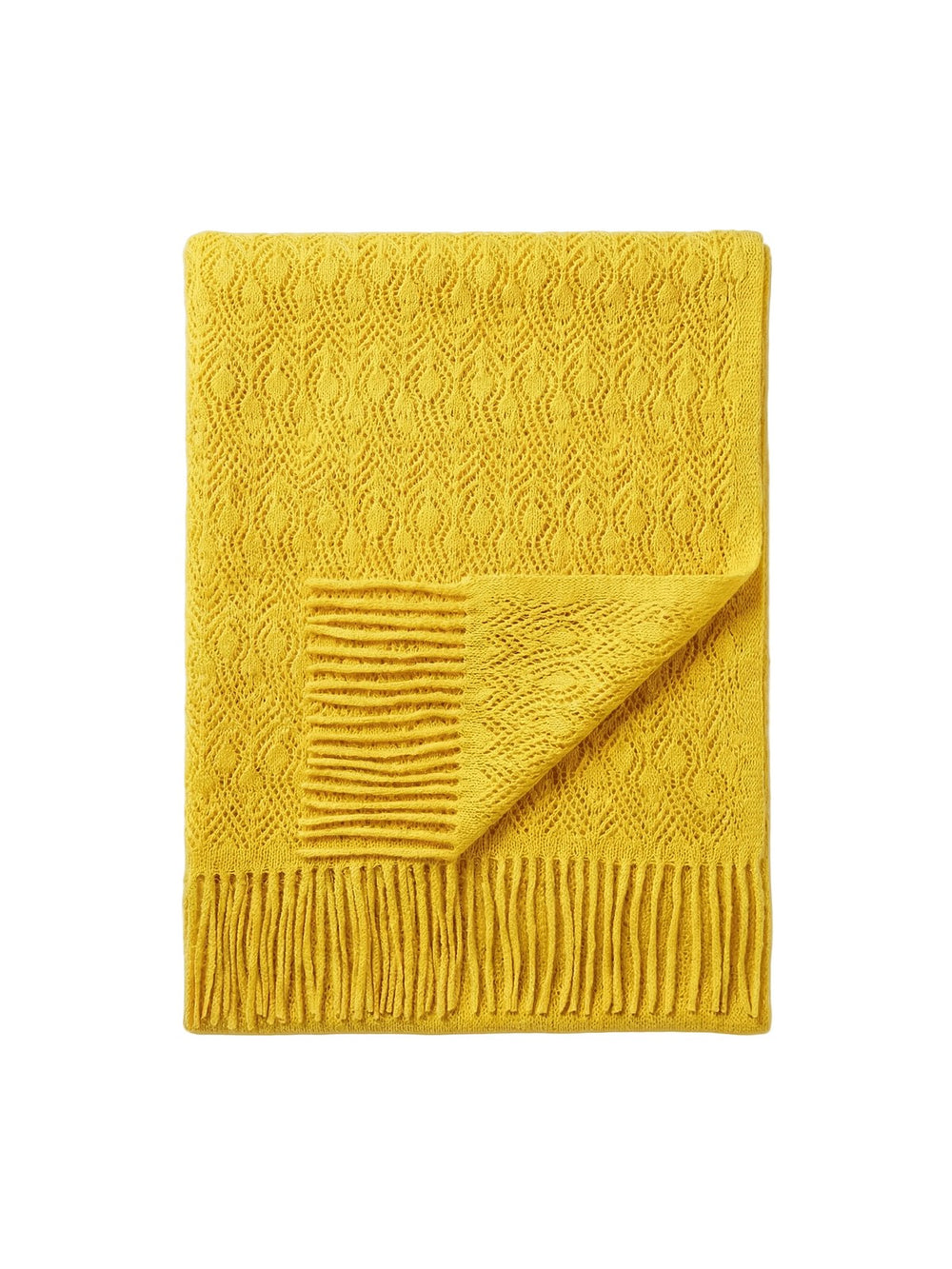 Scialle Stampato in Cashmere · Gold