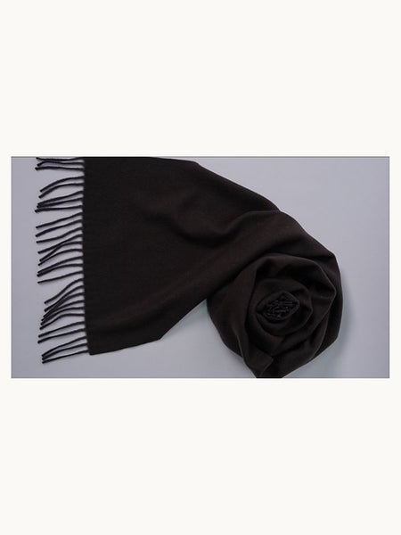 Sciarpa Classica in Cashmere · Espresso