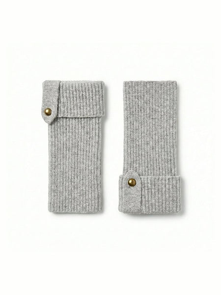Кашемировые варежки Lily Delicate · Light Grey