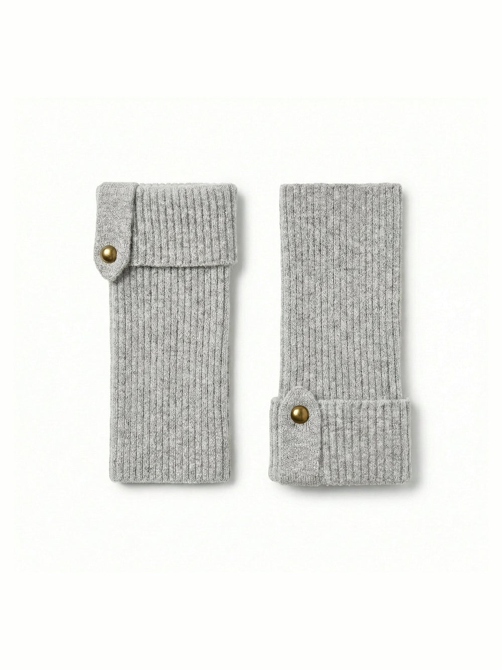 Lily Delicate Cashmere Mittens · Light Grey