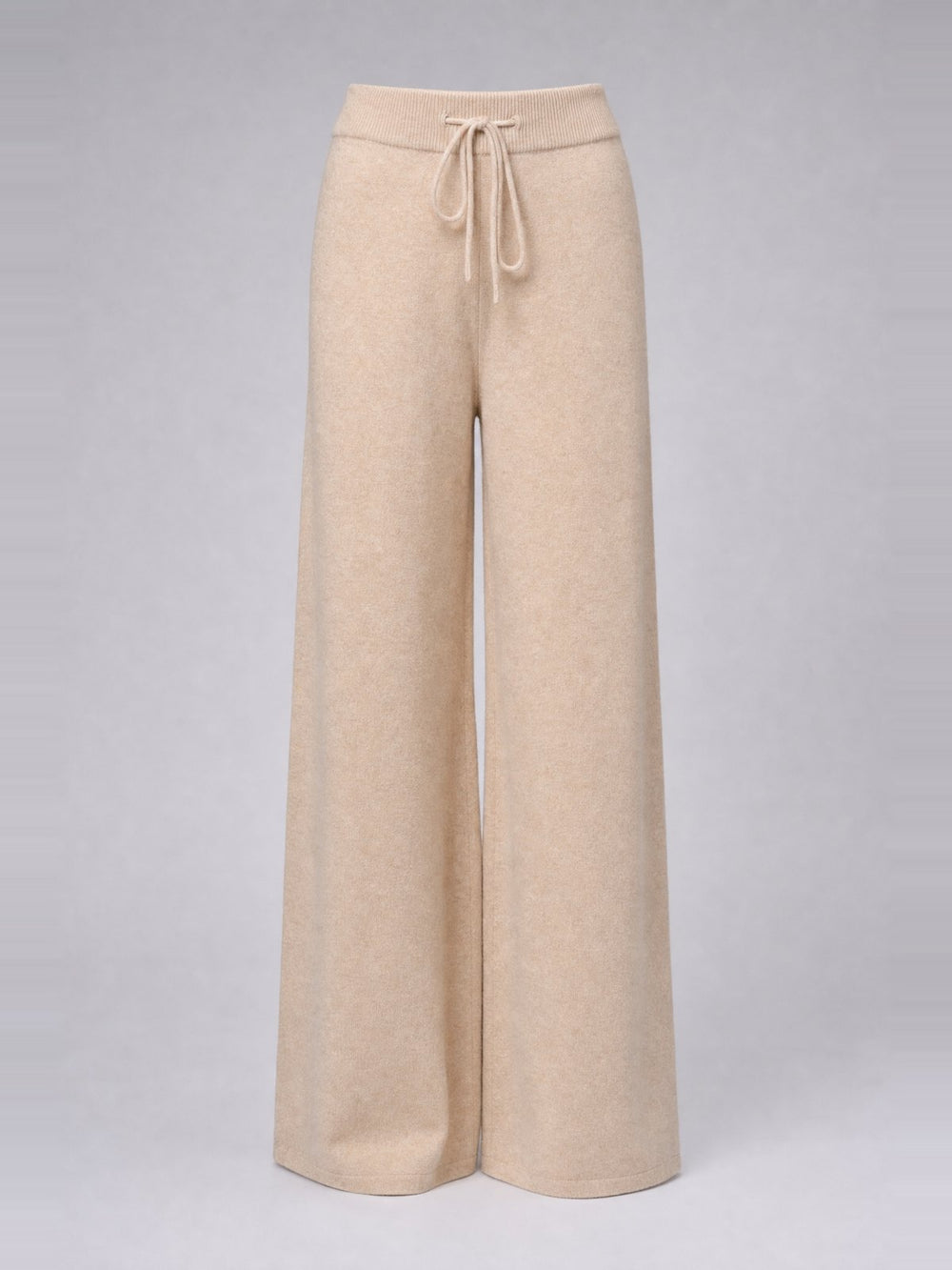 ワイドレッグ ニットトラウザー · Organic Lt Brown
