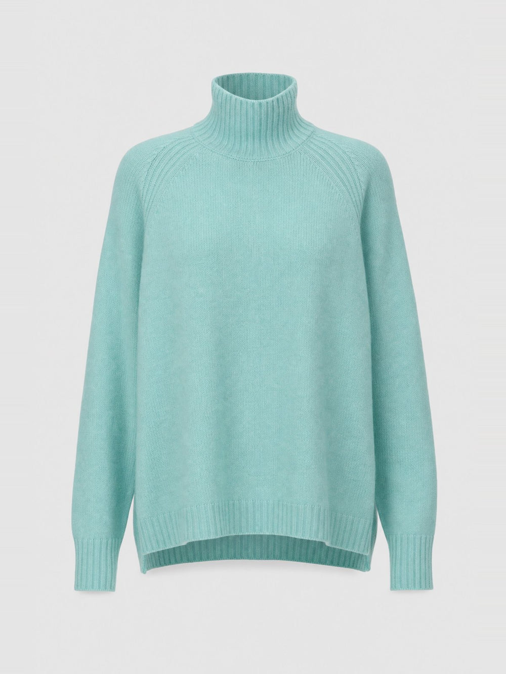 Pull col roulé oversize à manches raglan · Mint
