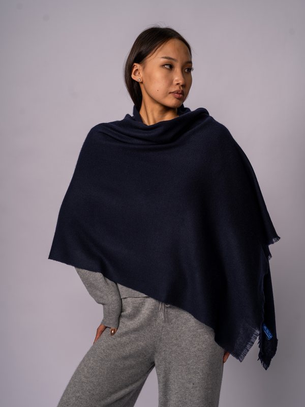 流苏披肩 · Dk Navy