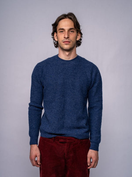 Maglione Girocollo a Punto Fantasia · Dk Denim