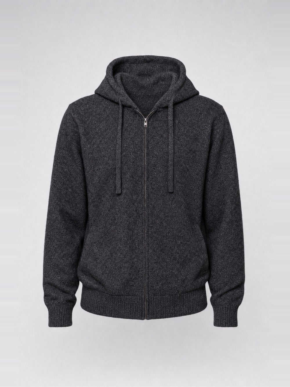 Herren-Lounge-Hoodie mit durchgehendem Reißverschluss · Charcoal