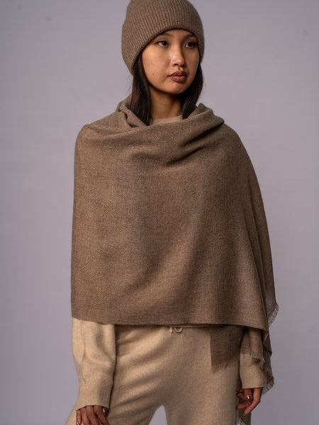 Шапка в рубчик · Organic Dark Brown
