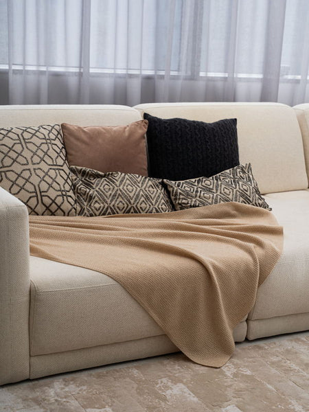 Merope Throw · Camel