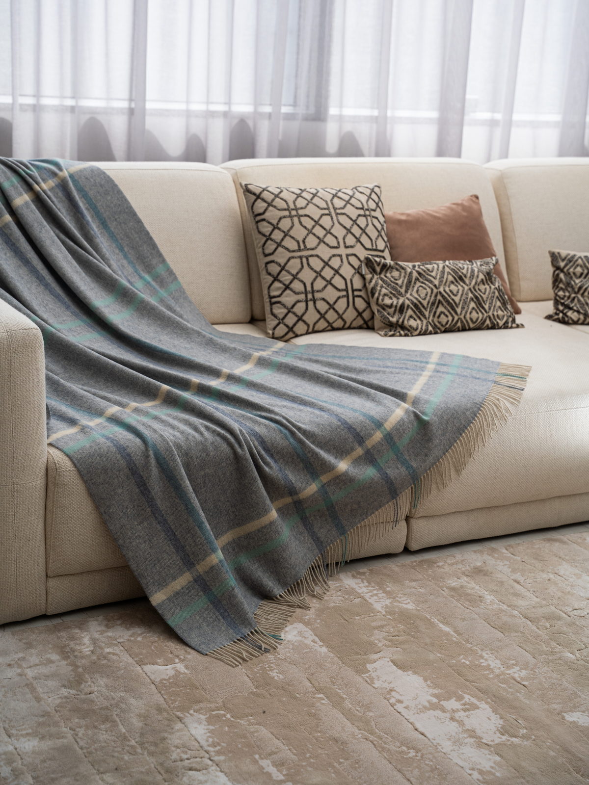 Alcor Plaid · Blue Grey — Ansicht 1