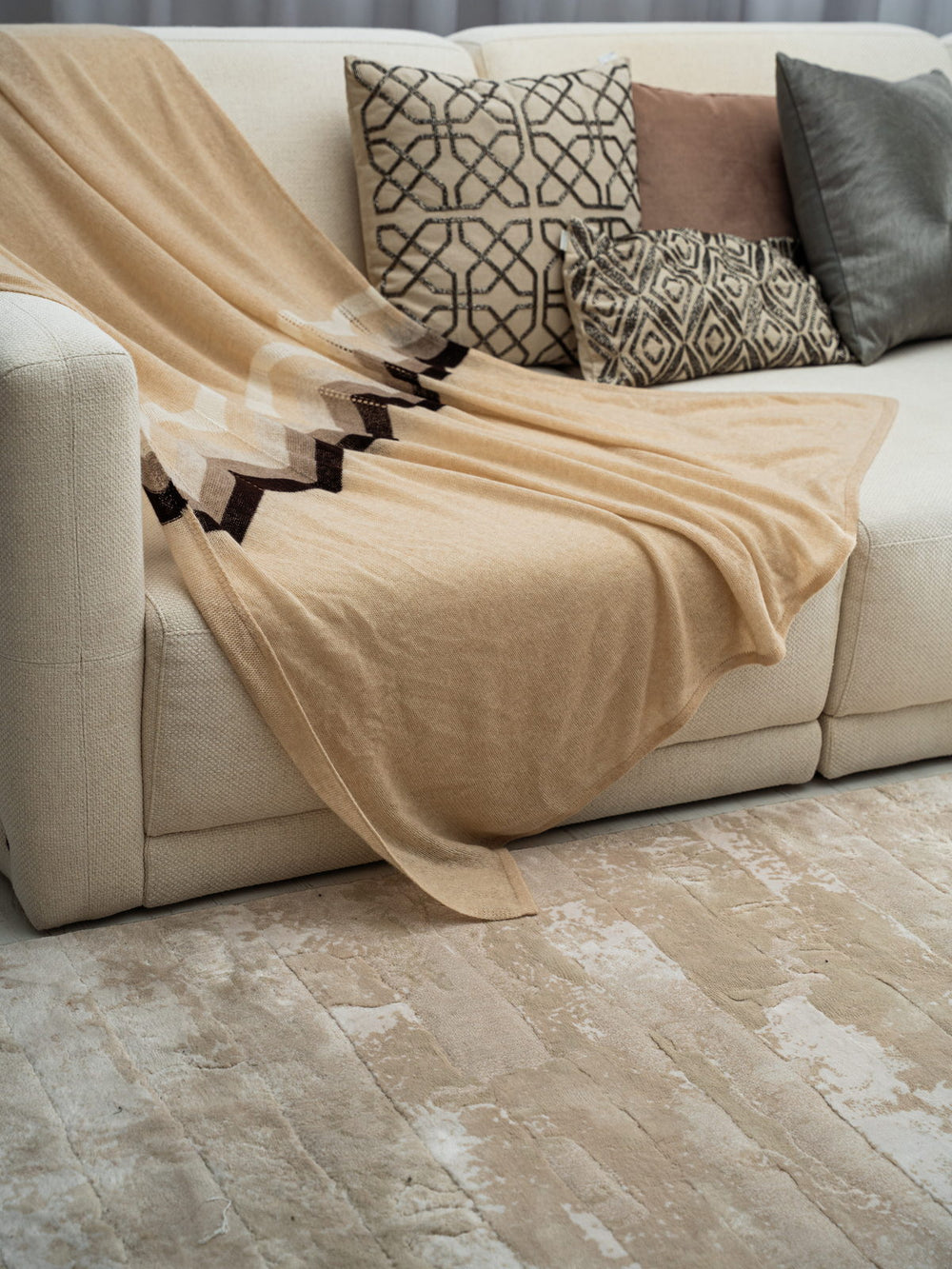 Denebola Throw · Cream