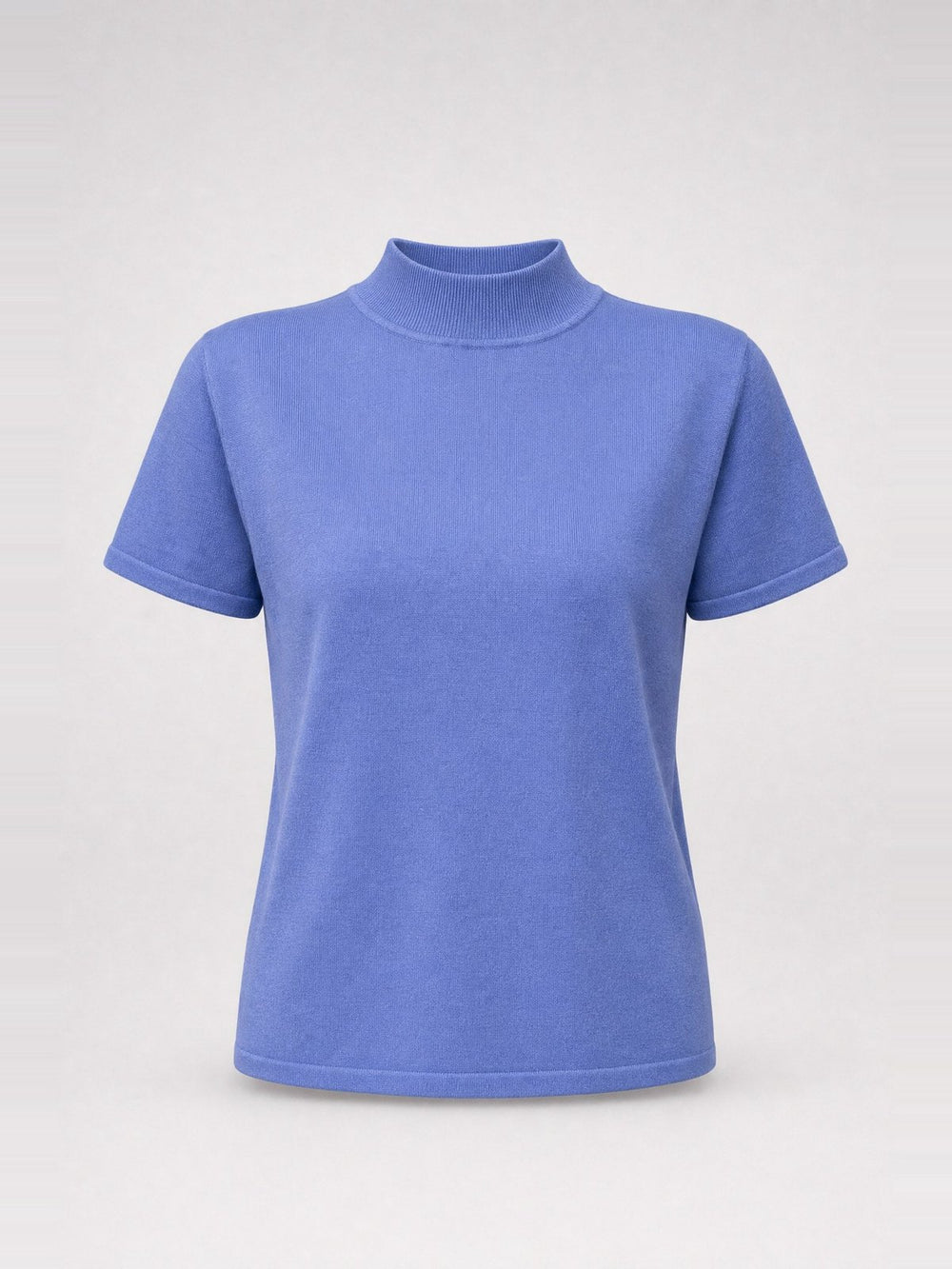 Haut manches courtes col montant · Cornflower Blue