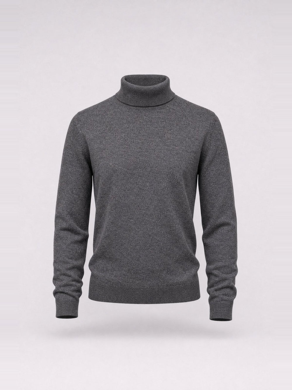 Pull col roulé ajusté · Grey