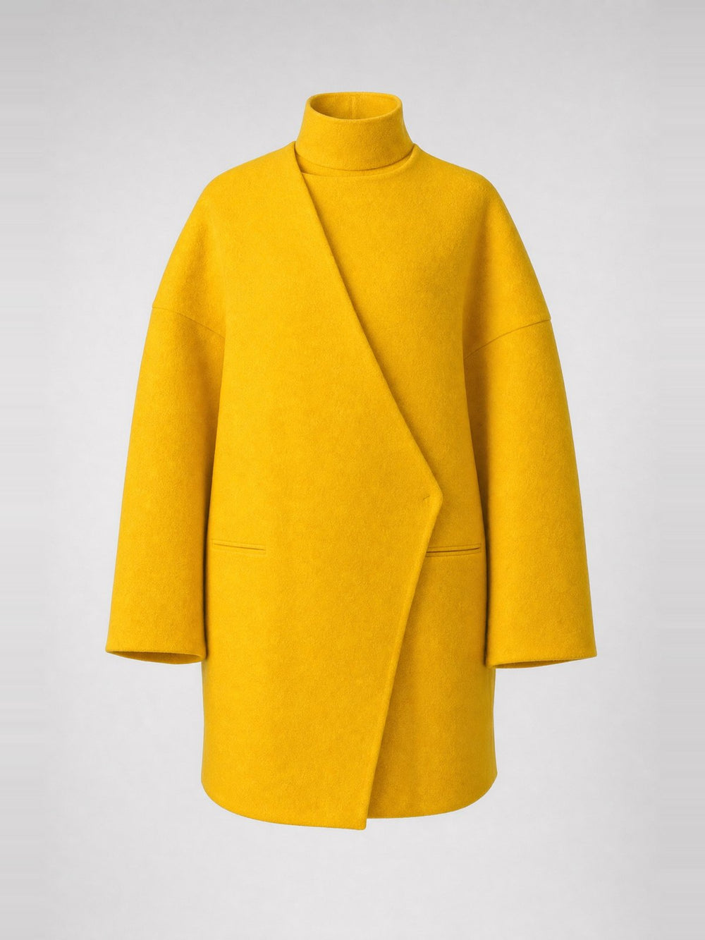 Manteau cocon col cheminée · Lemon