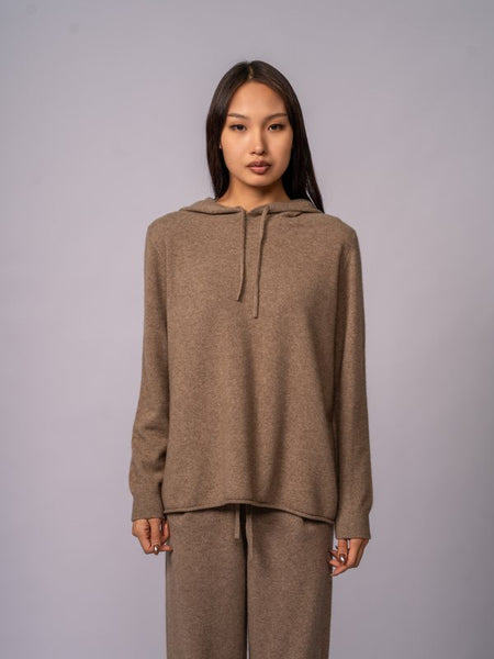 Pantaloni lounge con coulisse · Organic Dark Brown