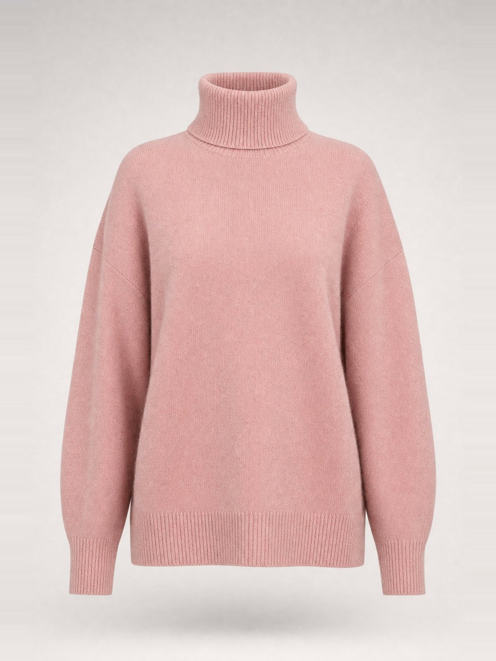 Pull col roulé oversize · Dusty Pink