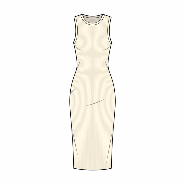 Ribbed Tank Dress