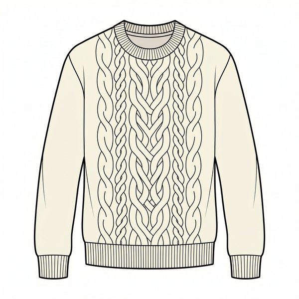 Cable-Knit Crew