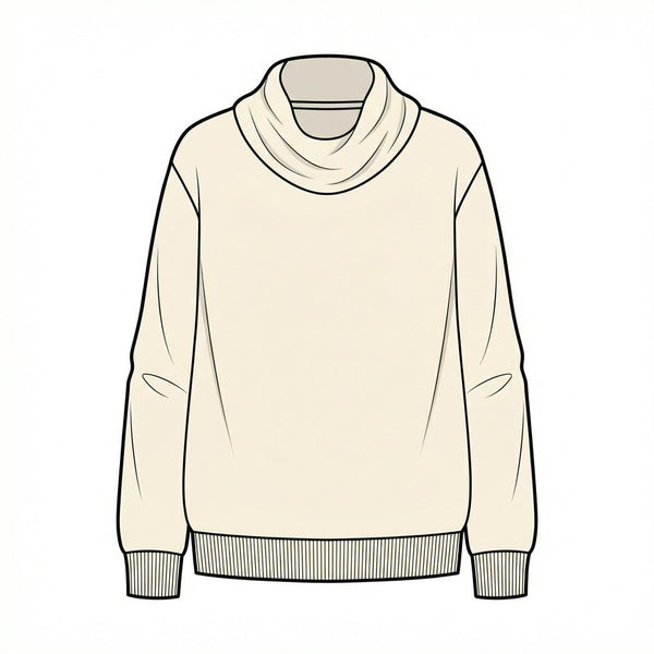Cowl-Neck Pullover