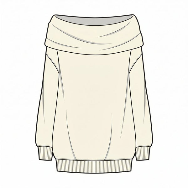 Off-Shoulder Pullover