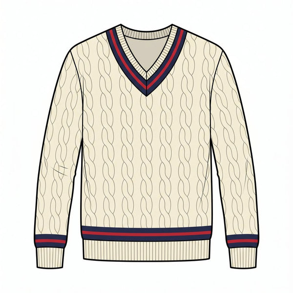 Tennis V-Neck Pullover