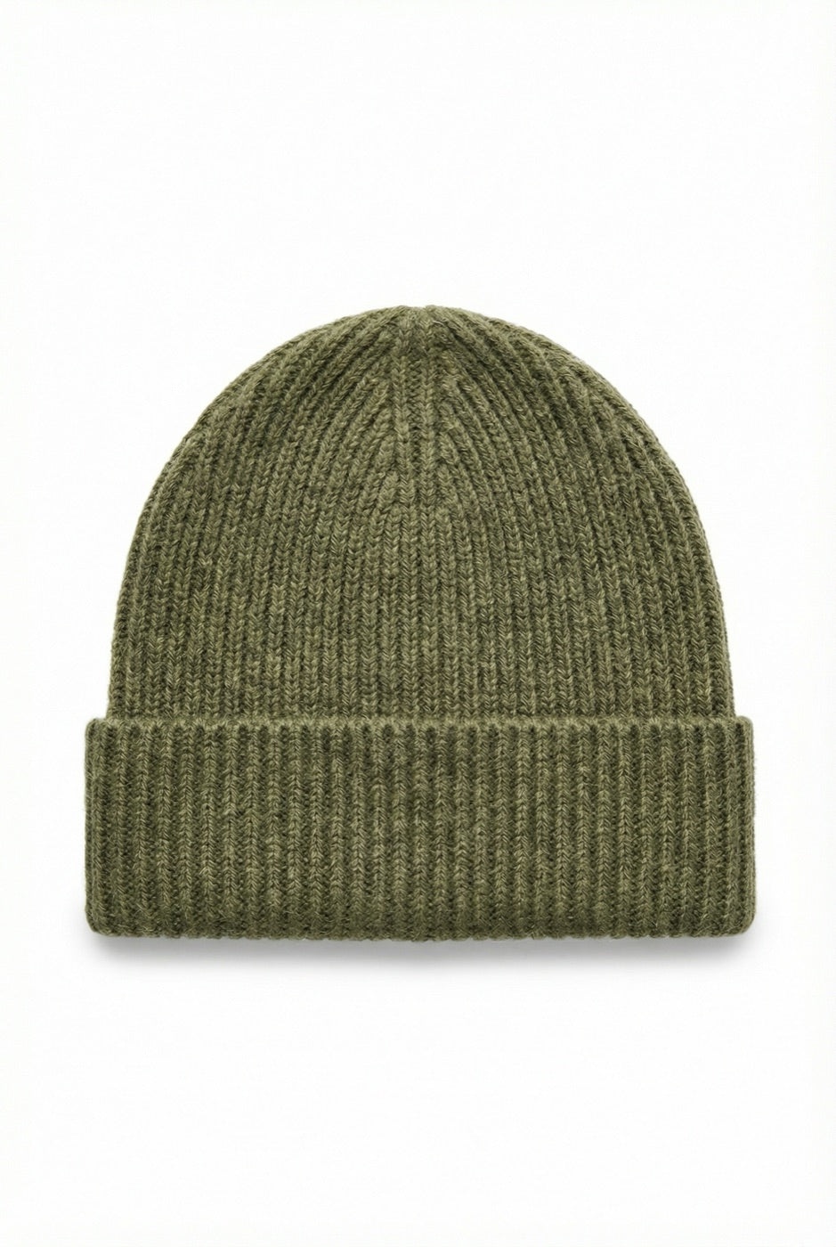 Ribbed Cashmere Beanie