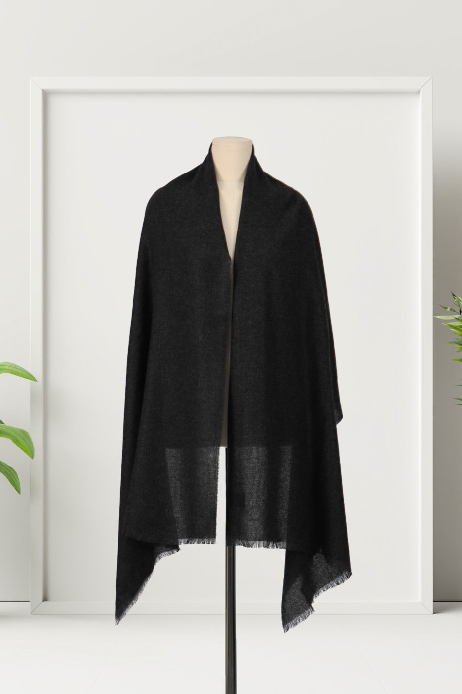 Classic Black Pashmina