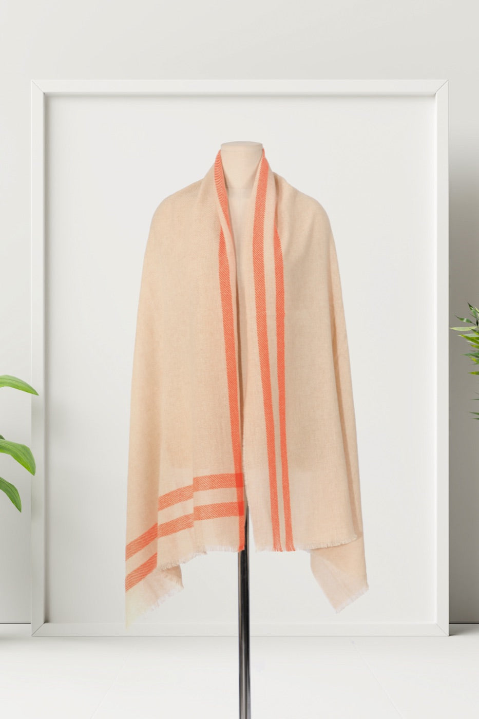Striped Pashmina Shawl