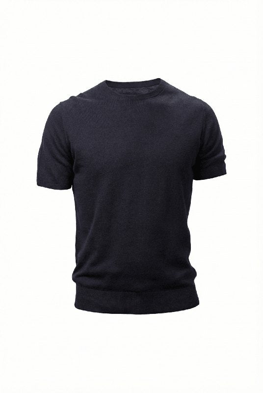 Cashmere-Cotton Crew Tee